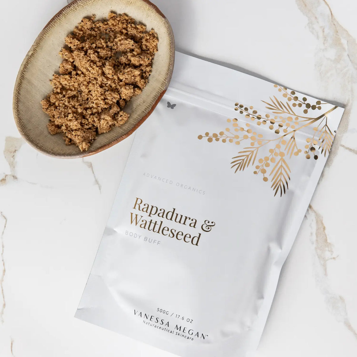 Vanessa Megan Rapadura & Wattleseed Body Buff 500g