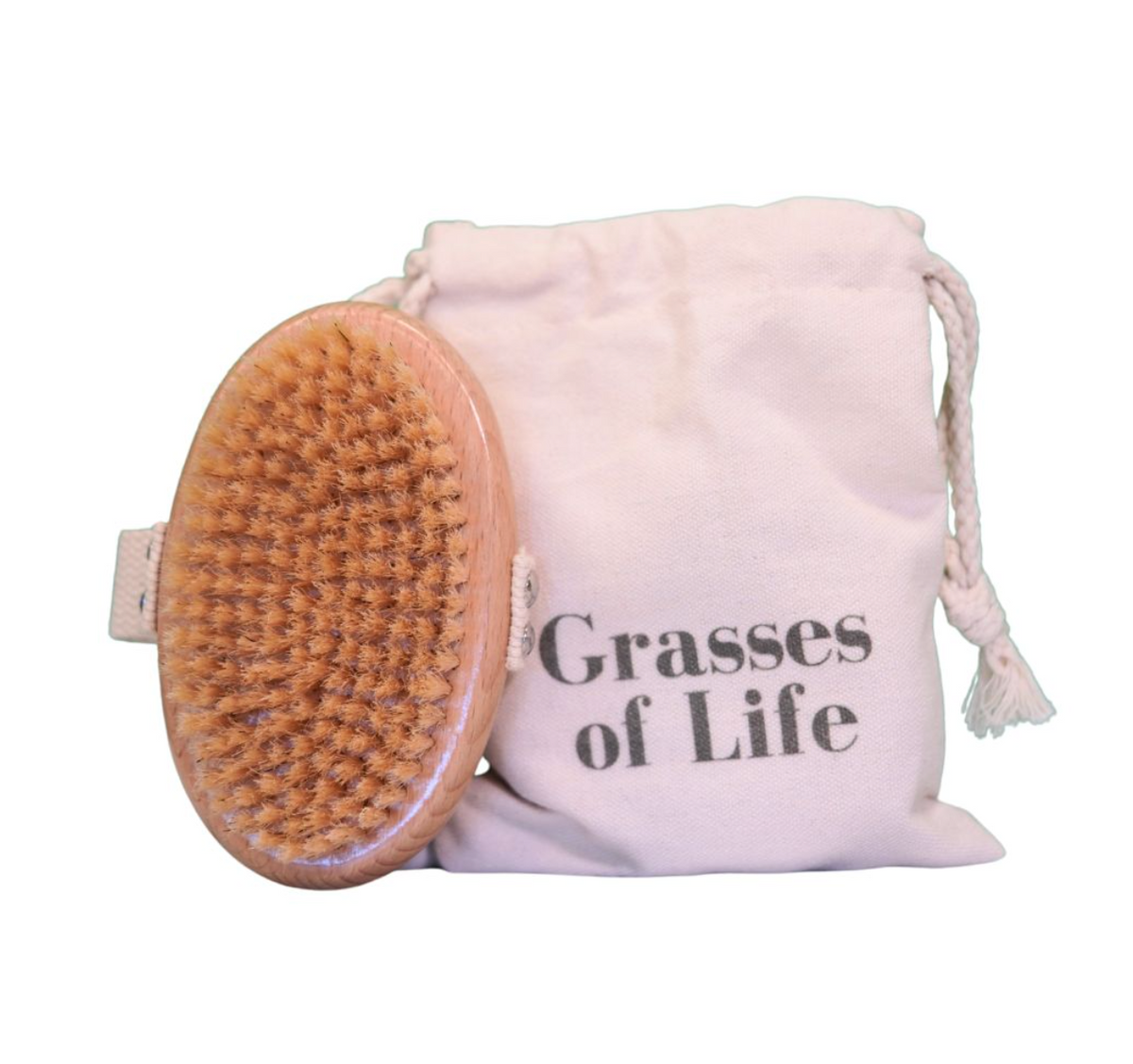 Grasses of Life Dry Body Boar Bristle Brush